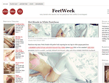 Tablet Screenshot of feetweek.com